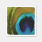 Peacock Feather Eye Servetten (Voorkant)