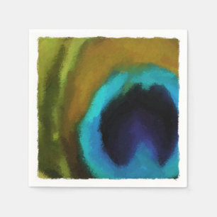 Peacock Feather Eye Servetten