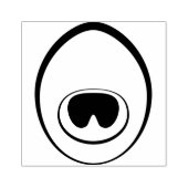 Peacock Feather Eye Stamp Rubberstempel (Afrduk)