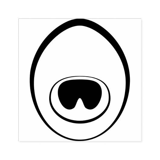 Peacock Feather Eye Stamp Rubberstempel (Afrduk)