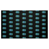 Peacock Feather Fabric Stof (Fat Quarter)