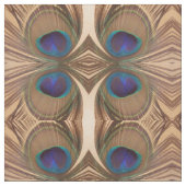 Peacock Feather Fabric Stof (Swatch)