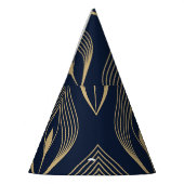 Peacock Feather: Floral Paisley Feesthoedjes (Links)