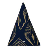 Peacock Feather: Floral Paisley Feesthoedjes (Rechts)