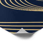Peacock Feather: Floral Paisley Poster (Hoek)