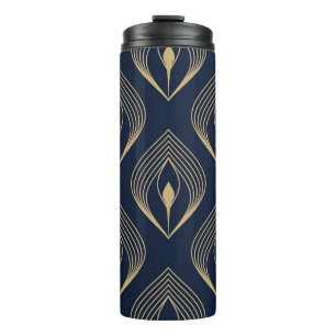 Peacock Feather: Floral Paisley Thermosbeker