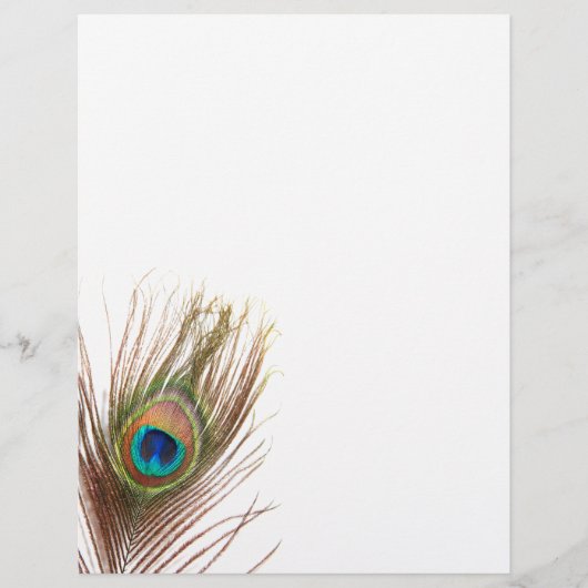 Peacock Feather Flyers (Voorkant)