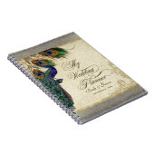 Peacock & Feather Formal Wedding Planner Journal Notitieboek (Rechterzijde)