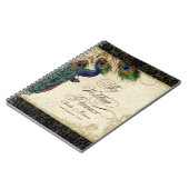 Peacock & Feather Formal Wedding Planner Journal Notitieboek (Linkerzijde)