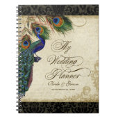 Peacock & Feather Formal Wedding Planner Journal Notitieboek (Voorkant)