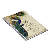 Peacock & Feather Formal Wedding Planner Journal Notitieboek (Rechterzijde)