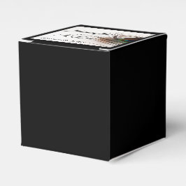 Peacock Feather Glamour Wedding Favor Box Bedankdoosjes