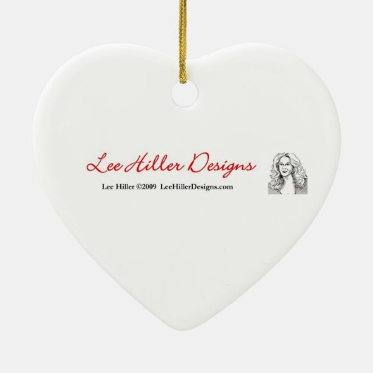 Peacock Feather Glittery Art afdrukken Keramisch Ornament (Achterkant)