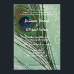 Peacock Feather Green Wedding Kaart<br><div class="desc">De meeste artikelen zijn aanpasbaar,  je kunt je eigen tekst of woorden toevoegen door simpelweg op de knop Aanpassen te klikken om je persoonlijke touch toe te voegen. Bedankt voor uw bezoek! Ik hoop dat je vindt wat je zoekt.</div>