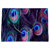 Peacock Feather Groot Cadeauzakje (Voorkant)