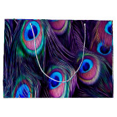 Peacock Feather Groot Cadeauzakje (Achterkant)