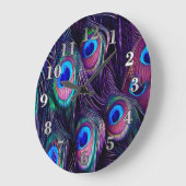 Peacock Feather Grote Klok (Hoek)