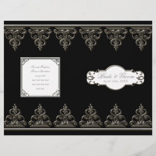 Peacock Feather in Swirls - Formeel weddenschapspr (Voorkant)