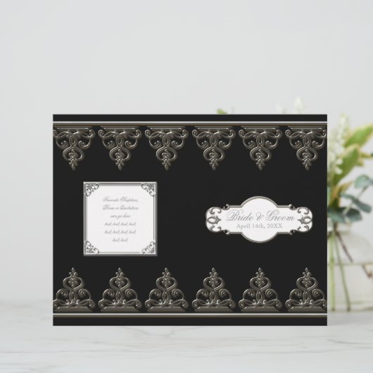 Peacock Feather in Swirls - Formeel weddenschapspr (Staand voorkant)