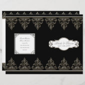 Peacock Feather in Swirls - Formeel weddenschapspr (Voorkant / Achterkant)