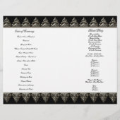 Peacock Feather in Swirls - Formeel weddenschapspr (Achterkant)