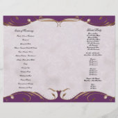 Peacock Feather in Swirls - Formeel weddenschapspr (Achterkant)