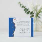 Peacock Feather in Swirls - Weddenschap Kaart (Staand voorkant)