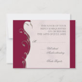 Peacock Feather in Swirls - Weddenschap Kaart (Voorkant)