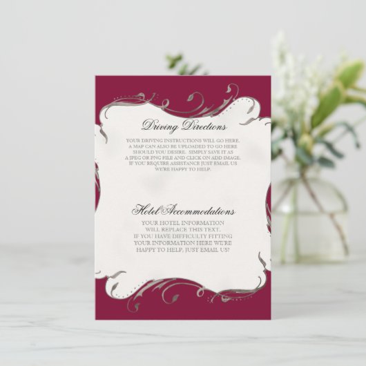 Peacock Feather in Swirls - Weddenschap Kaart (Staand voorkant)