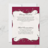 Peacock Feather in Swirls - Weddenschap Kaart (Voorkant)