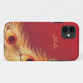 Peacock Feather iPhone 5 Hoesje (Achterkant (horizontaal))