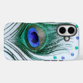 Peacock Feather Jewels Case-Mate iPhone Case (Achterkant (horizontaal))