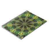 Peacock Feather Kaleidoscoop 2 Notitieboek (Linkerzijde)