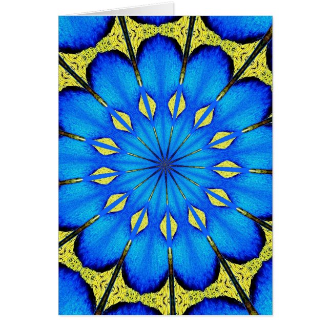 Peacock Feather Kaleidoscoop 4 (Voorkant)