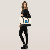 Peacock Feather Kaleidoscoop 4 Tote Bag (Voorkant (model))