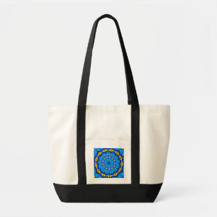 Peacock Feather Kaleidoscoop 4 Tote Bag