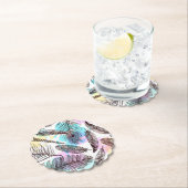 Peacock Feather Kartonnen Onderzetters (Insitu)