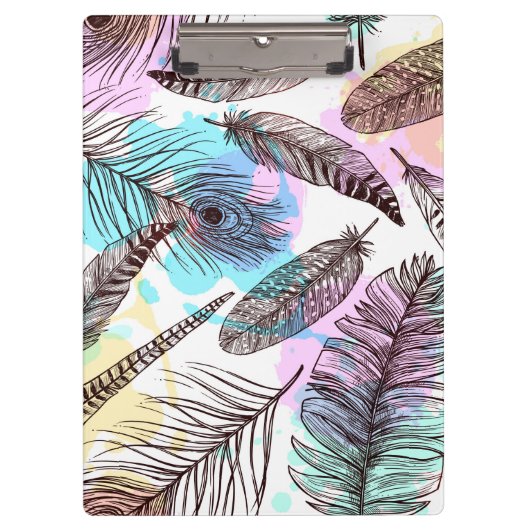 Peacock Feather Klembord (Voorkant)