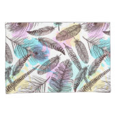 Peacock Feather Kussensloop (Voorkant-Rechts)