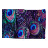 Peacock Feather Kussensloop (Achterkant)