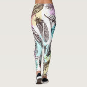 Peacock Feather Leggings (Achterkant)