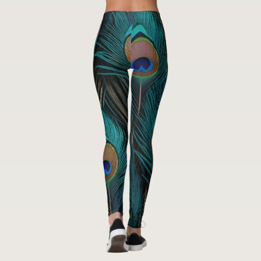Peacock Feather Leggings (Achterkant)