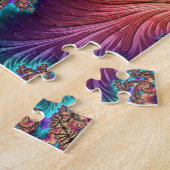 Peacock Feather Legpuzzel (Zijkant)