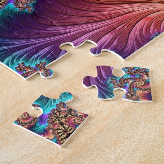 Peacock Feather Legpuzzel (Zijkant)