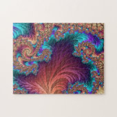 Peacock Feather Legpuzzel (Horizontaal)