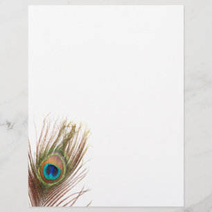 Peacock Feather Letterhead