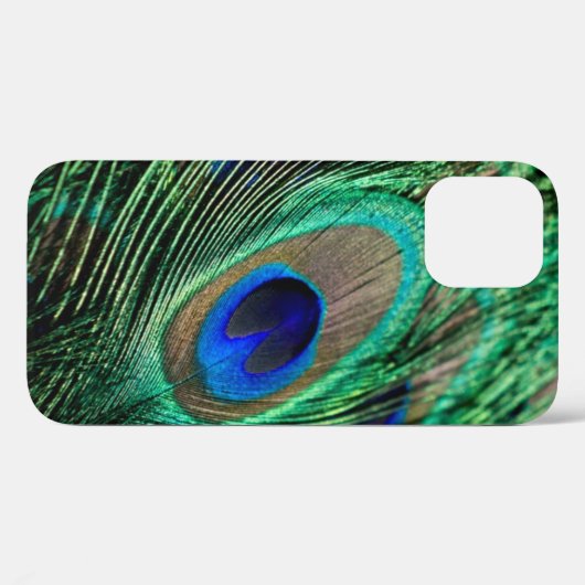 Peacock Feather Lucky Case-Mate iPhone Case (Achterkant (horizontaal))
