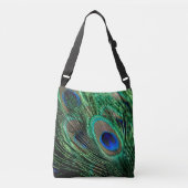 Peacock Feather Lucky Crossbody Tas (Voorkant)