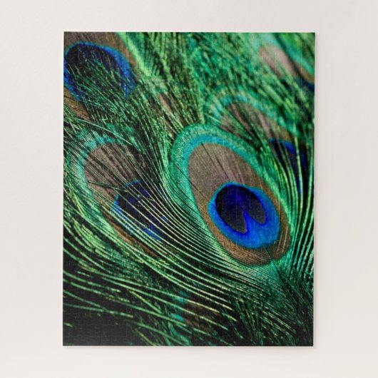 Peacock Feather Lucky Legpuzzel (Verticaal)