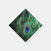 Peacock Feather Lucky Servet (Hoek)